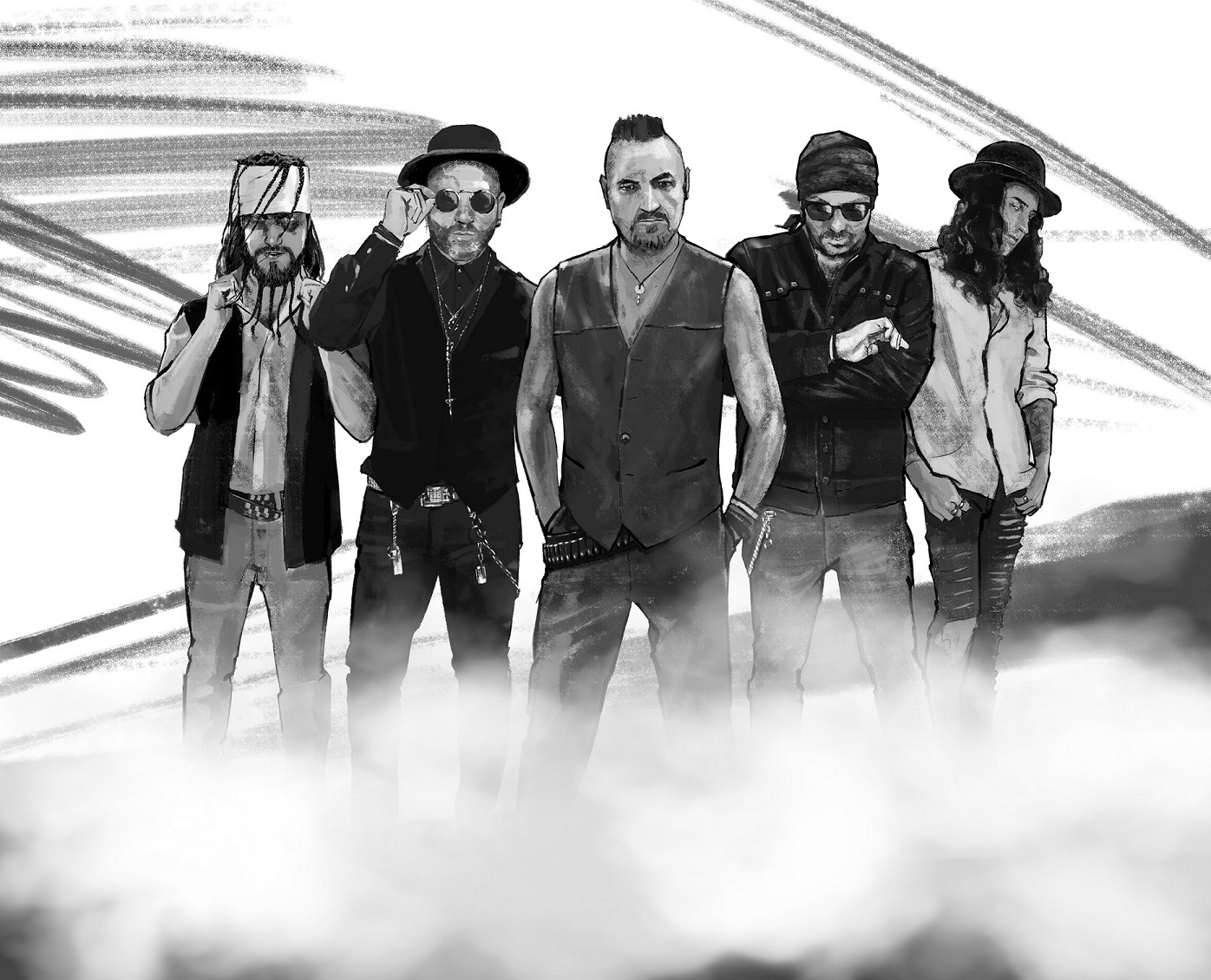 THE40THIEVES_Band_Promopic_1_draw